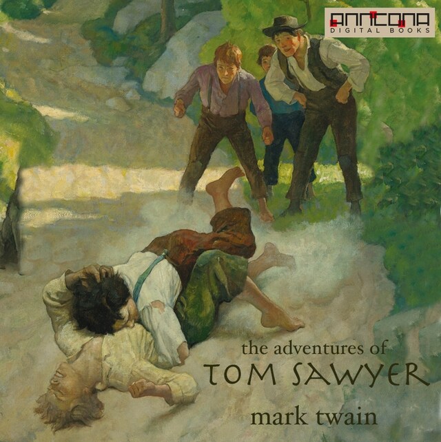 Book cover for The Adventures of Tom Sawyer