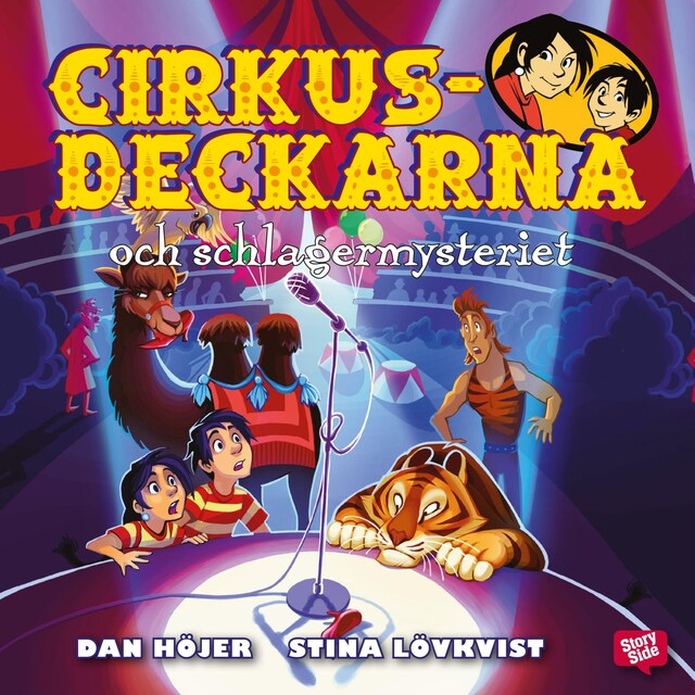 Book cover for Cirkusdeckarna och schlagermysteriet