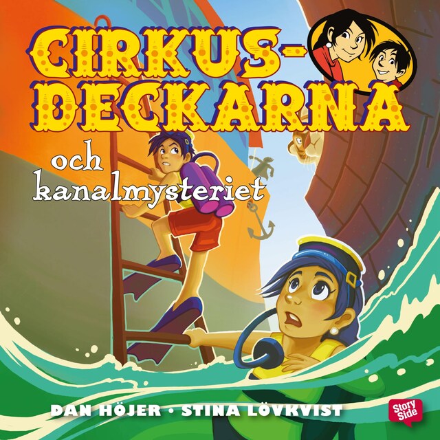 Book cover for Cirkusdeckarna och kanalmysteriet