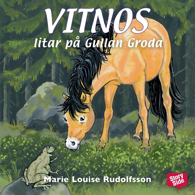 Book cover for Vitnos litar på Gullan Groda