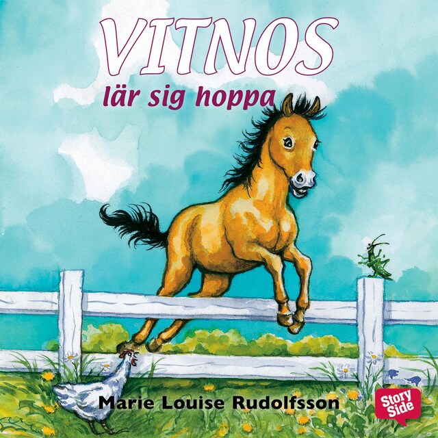Boekomslag van Vitnos lär sig hoppa