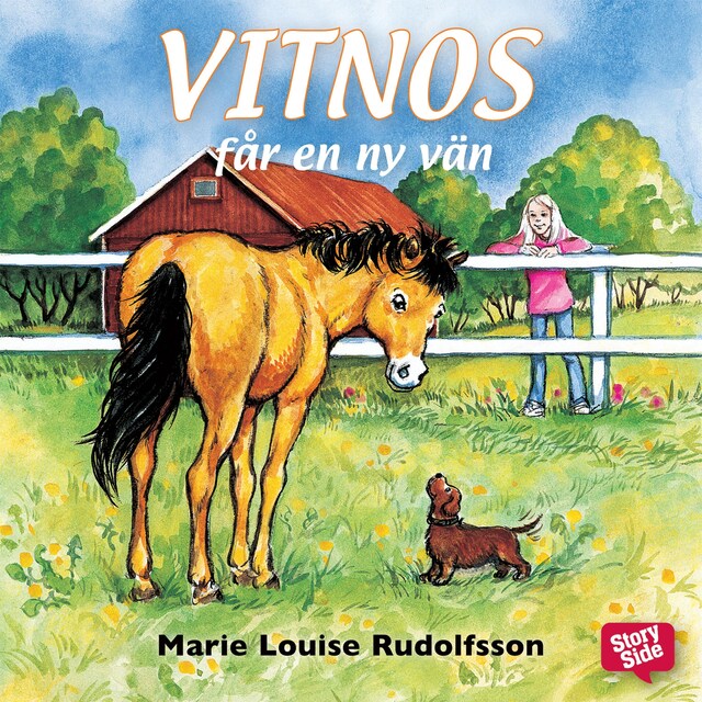 Book cover for Vitnos får en ny vän