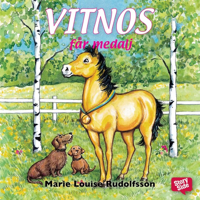 Book cover for Vitnos får medalj
