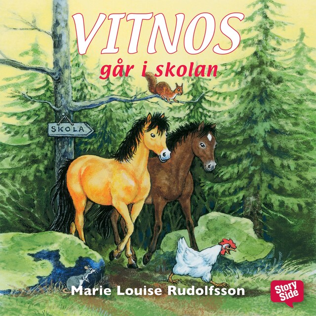Book cover for Vitnos går i skolan
