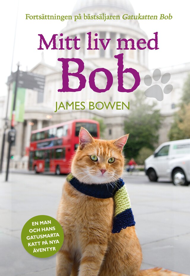 Portada de libro para Mitt liv med Bob