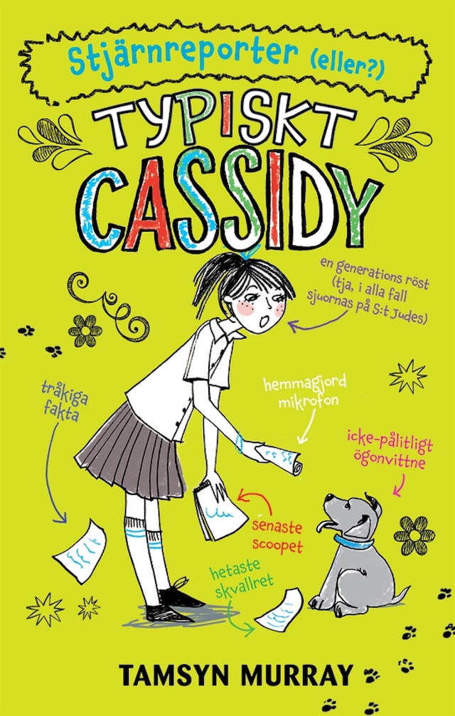 Kirjankansi teokselle Typiskt Cassidy : Stjärnreporter (eller?)