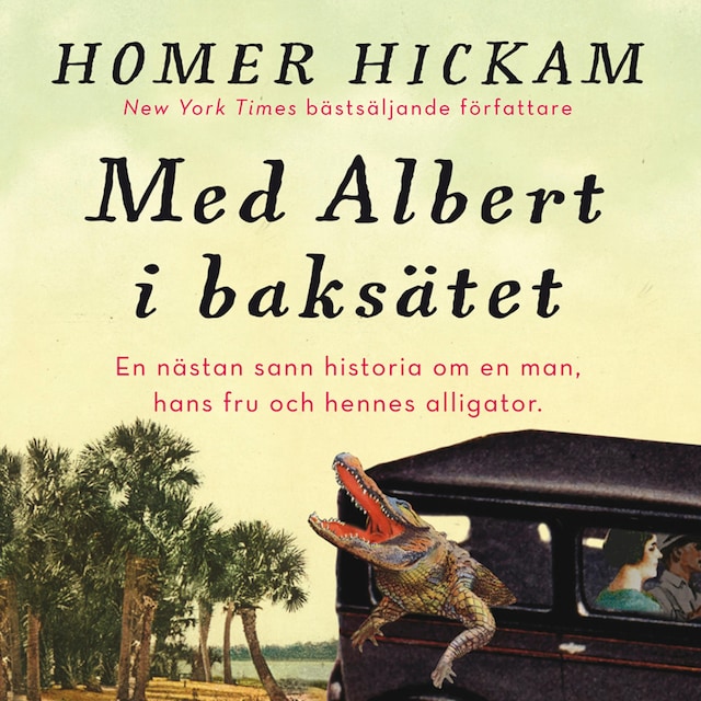 Buchcover für Med Albert i baksätet