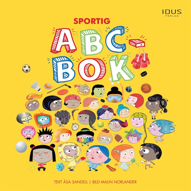 Book cover for Sportig ABC-bok