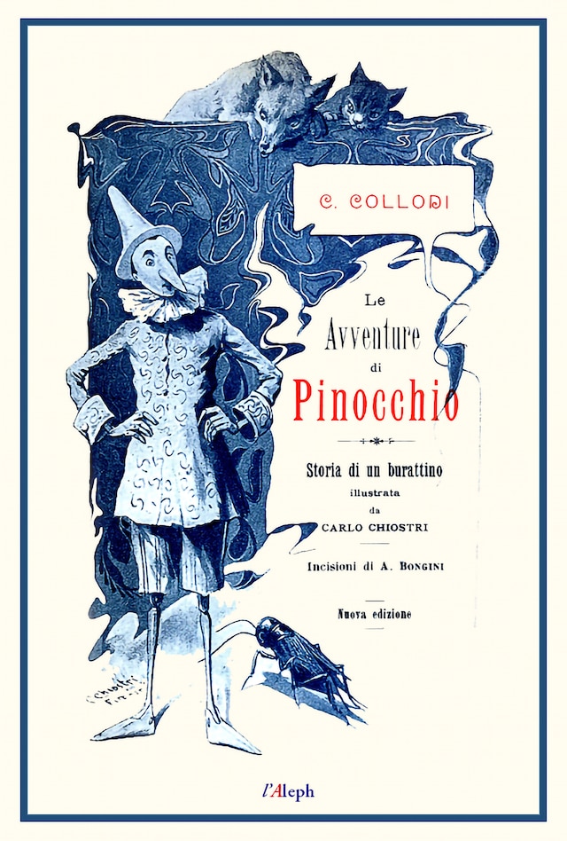 Portada de libro para Le Avventure di Pinocchio