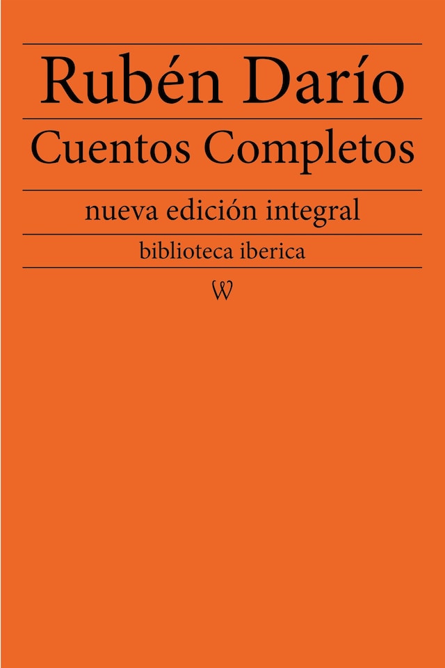 Buchcover für Rubén Darío: Cuentos completos