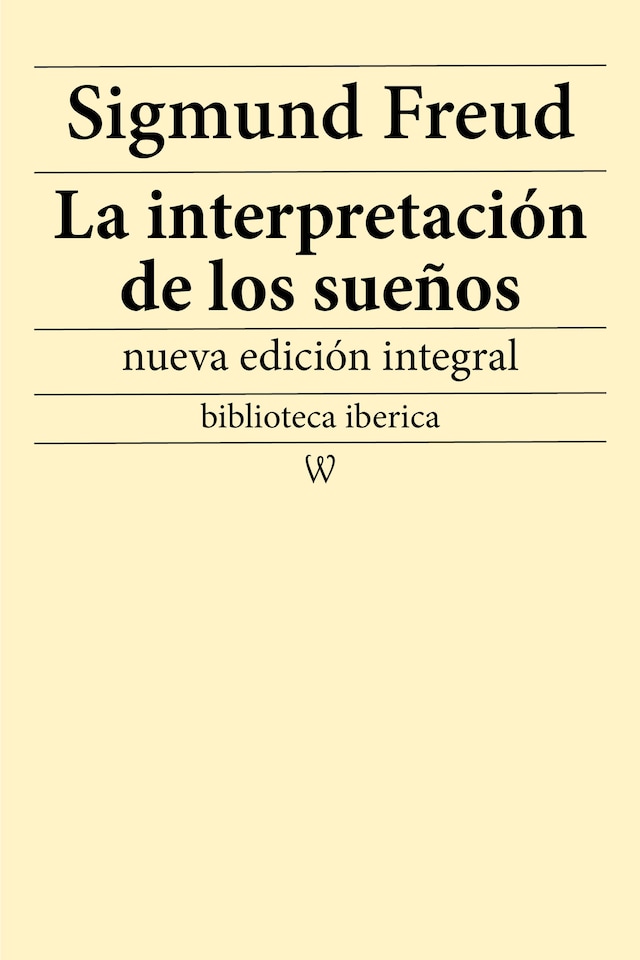 Book cover for La interpretación de los sueños