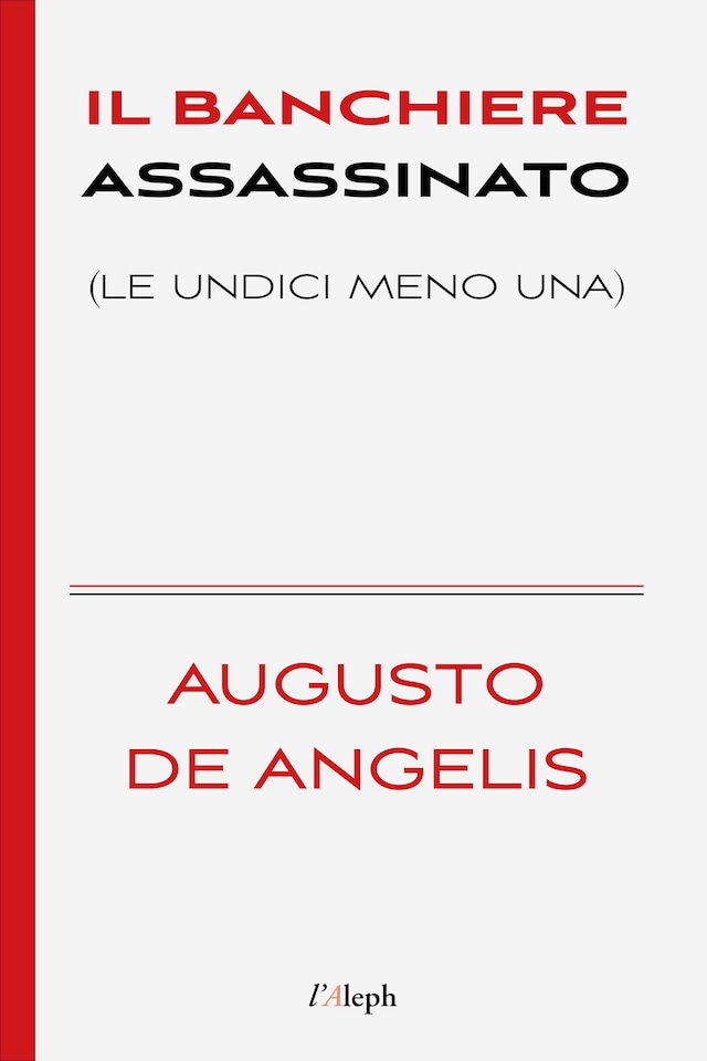 Book cover for Il banchiere assassinato