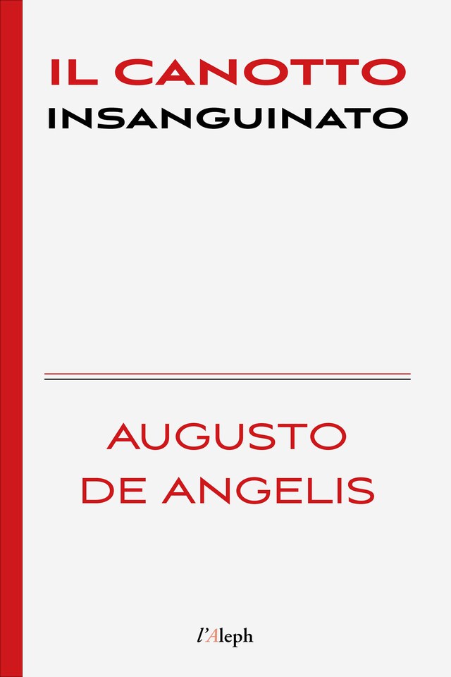 Portada de libro para Il canotto insanguinato