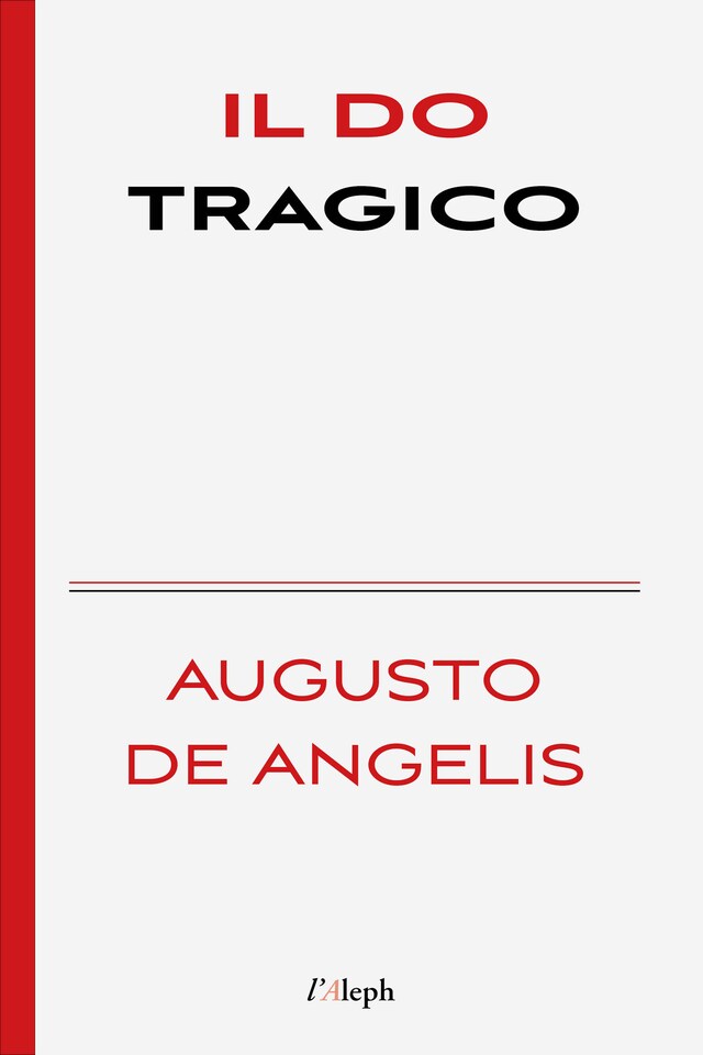 Kirjankansi teokselle Il do tragico