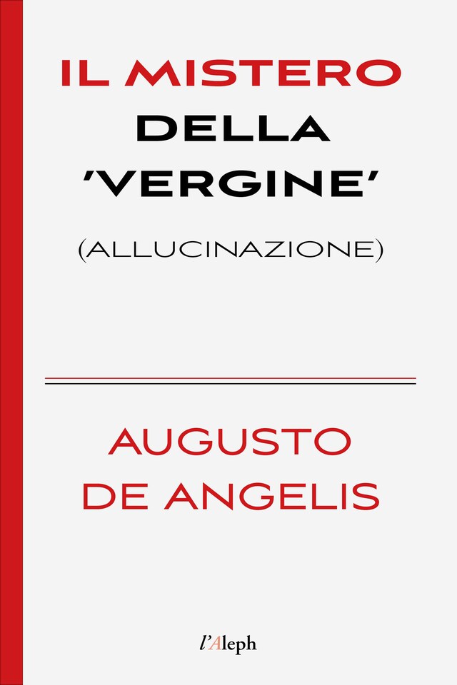 Book cover for Il mistero della 'Vergine'