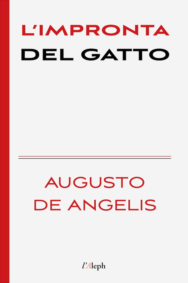 Book cover for L’impronta del gatto