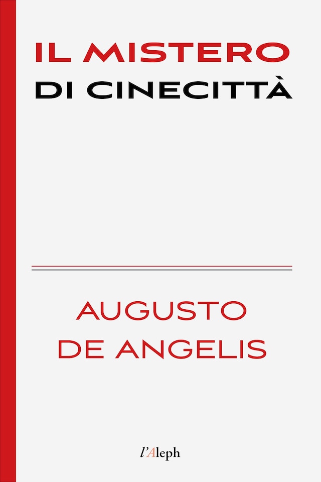 Okładka książki dla Il mistero di Cinecittà