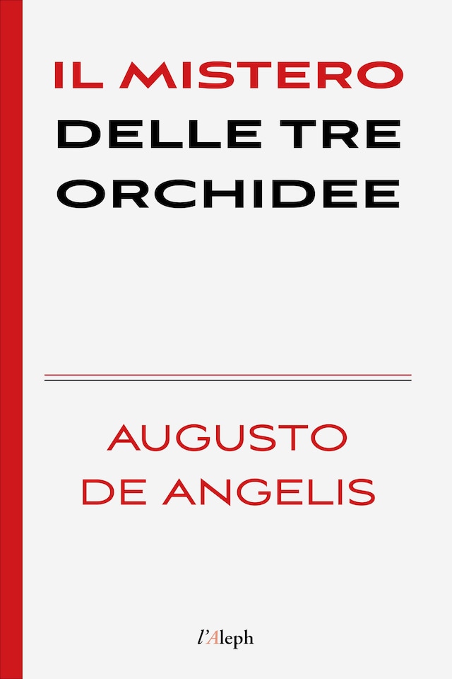 Book cover for Il mistero delle tre orchidee