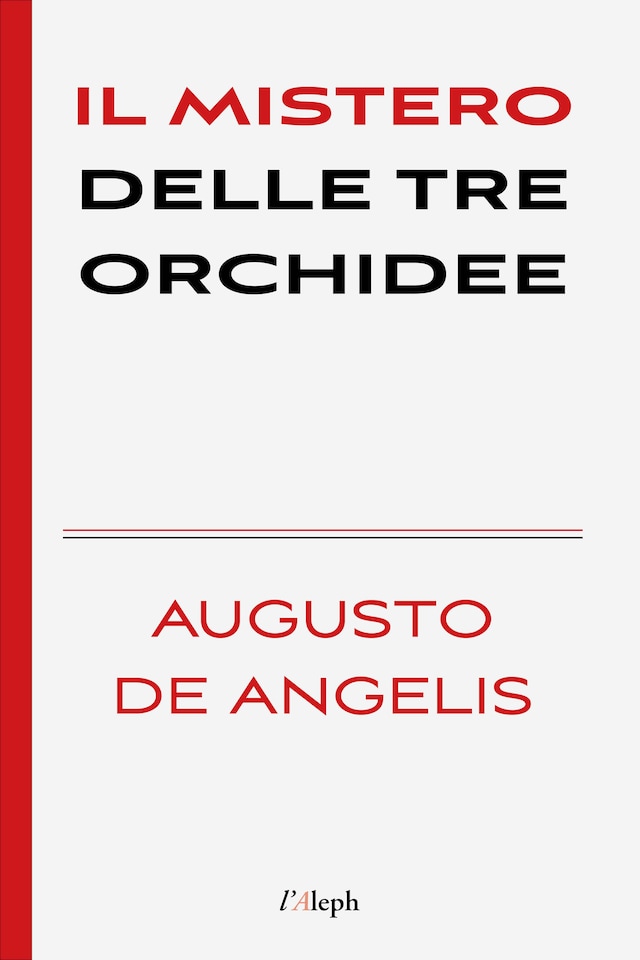 Portada de libro para Il mistero delle tre orchidee