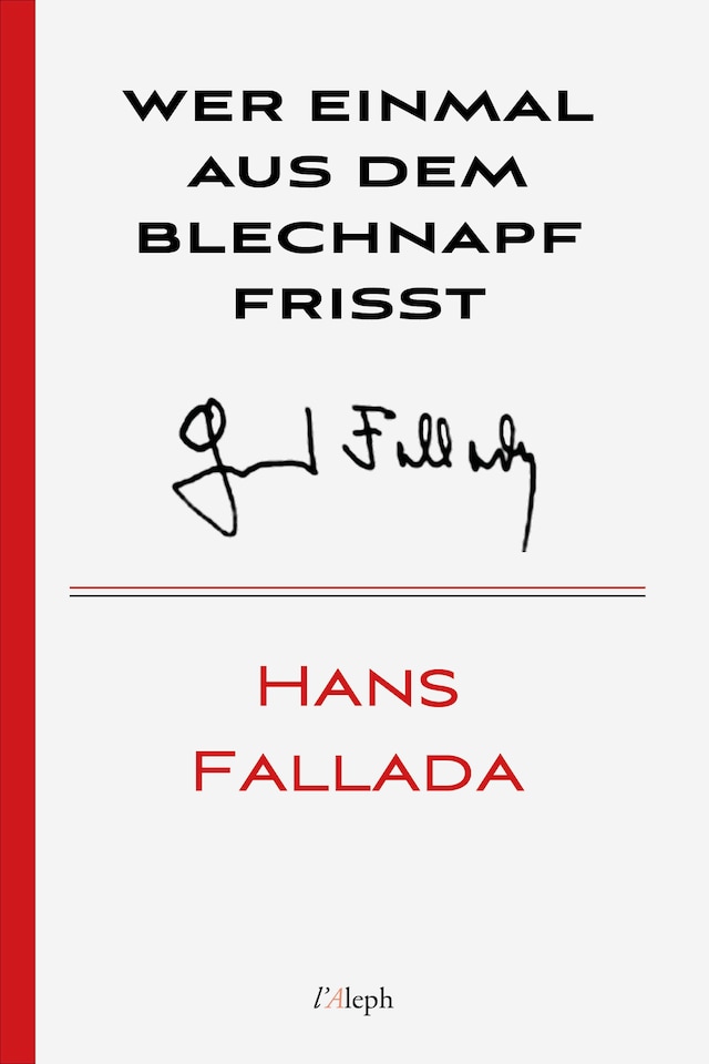 Copertina del libro per Wer einmal aus dem Blechnapf frisst