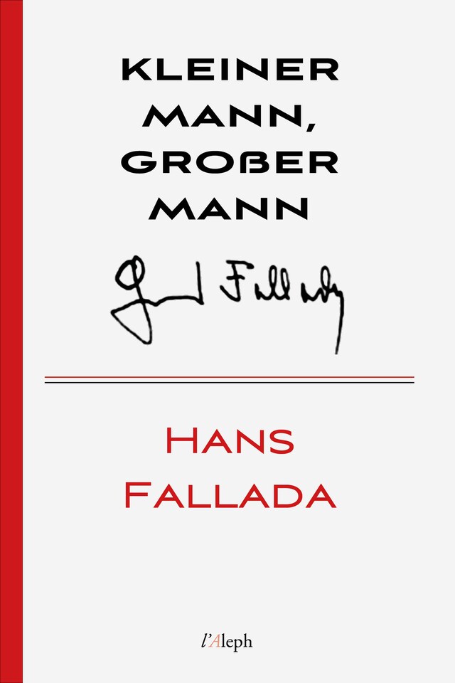 Okładka książki dla Kleiner Mann, großer Mann