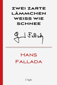 Zwei zarte Lämmchen weiss wie Schnee