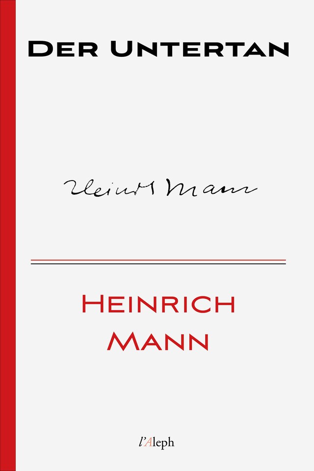 Book cover for Der Untertan