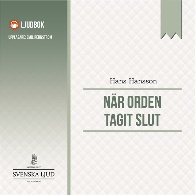 Buchcover für När orden tagit slut
