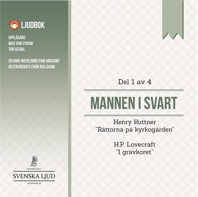 Buchcover für Mannen i Svart - Del 1