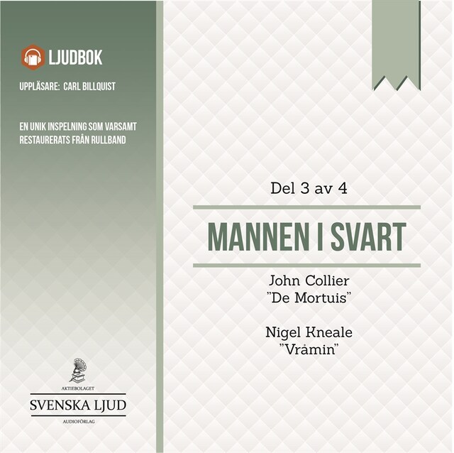 Okładka książki dla Mannen i Svart - Del 3