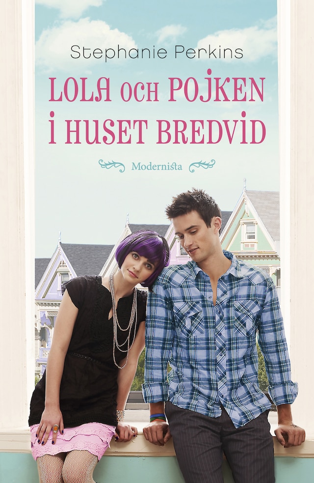 Book cover for Lola och pojken i huset bredvid