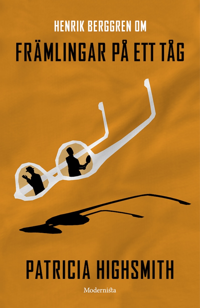 Book cover for Om Främlingar på ett tåg av Patricia Highsmith
