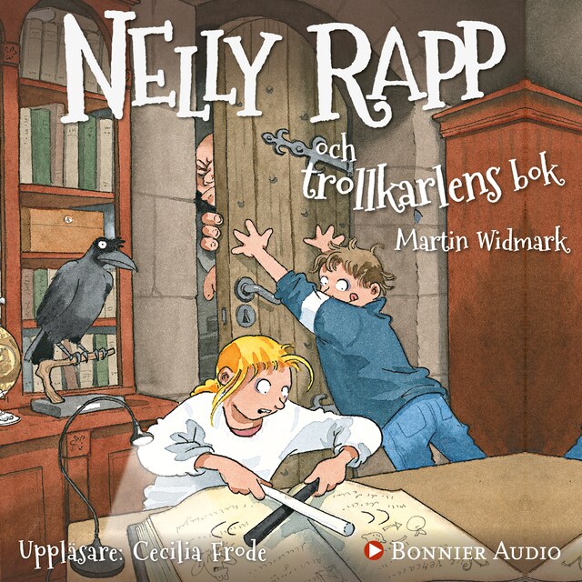 Couverture de livre pour Nelly Rapp och trollkarlens bok