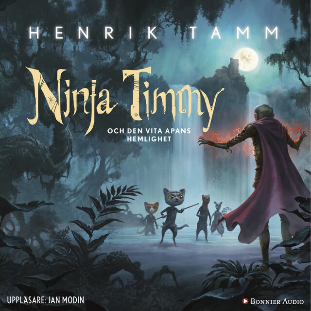 Copertina del libro per Ninja Timmy och den vita apans hemlighet