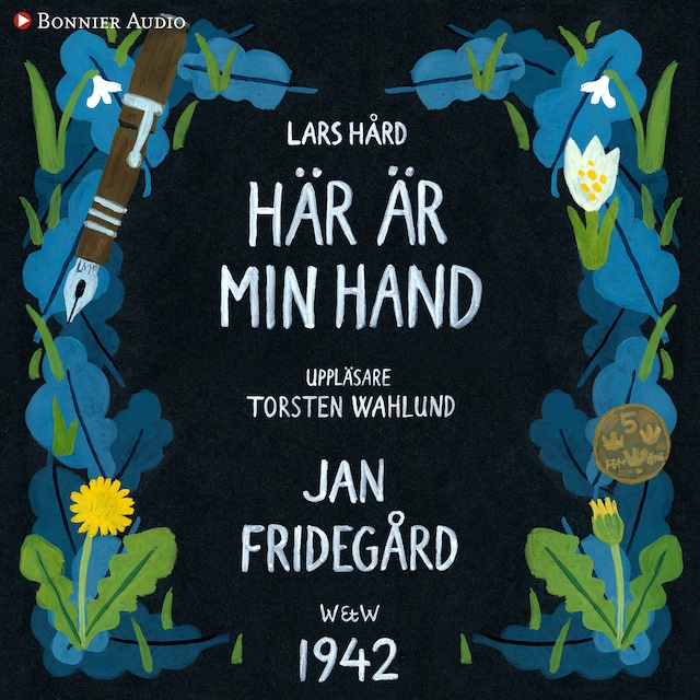 Book cover for Här är min hand