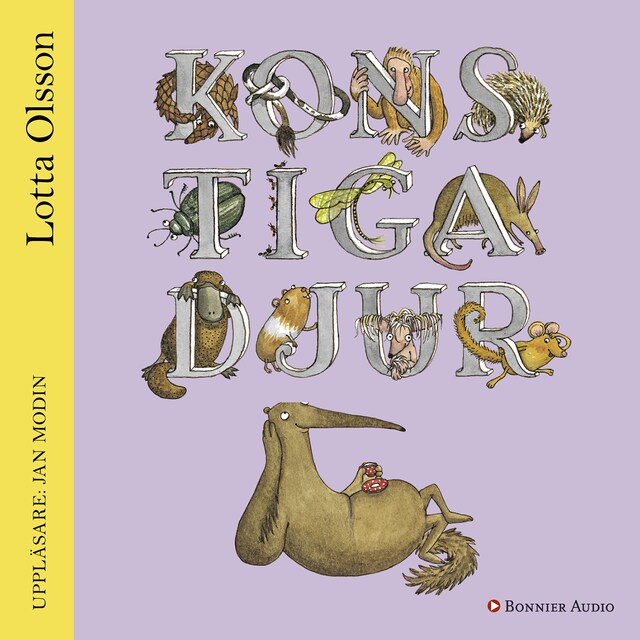 Book cover for Konstiga djur
