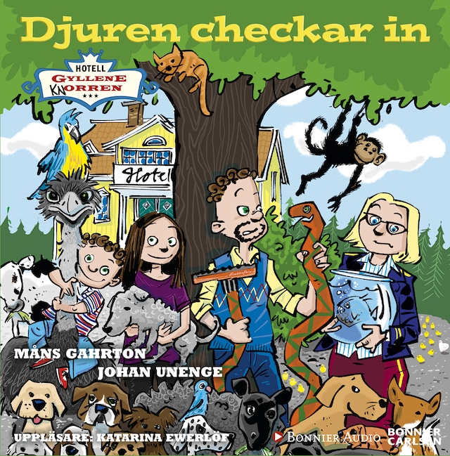 Buchcover für Djuren checkar in