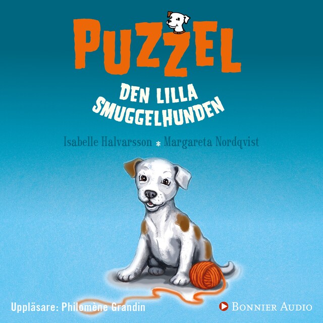 Couverture de livre pour Puzzel : den lilla smuggelhunden