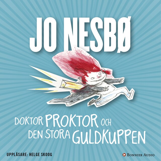 Buchcover für Doktor Proktor och den stora guldkuppen