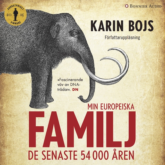 Couverture de livre pour Min europeiska familj : de senaste 54 000 åren