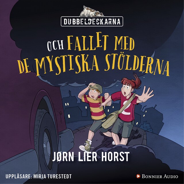 Copertina del libro per Dubbeldeckarna och fallet med de mystiska stölderna