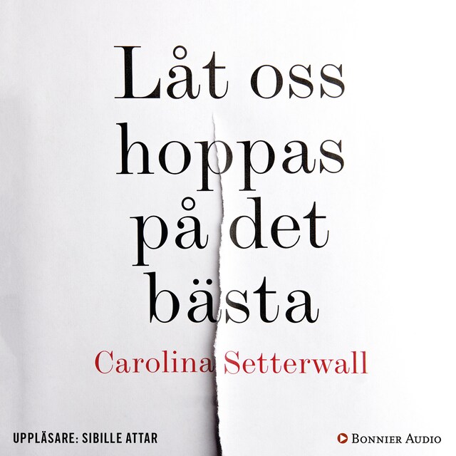 Copertina del libro per Låt oss hoppas på det bästa