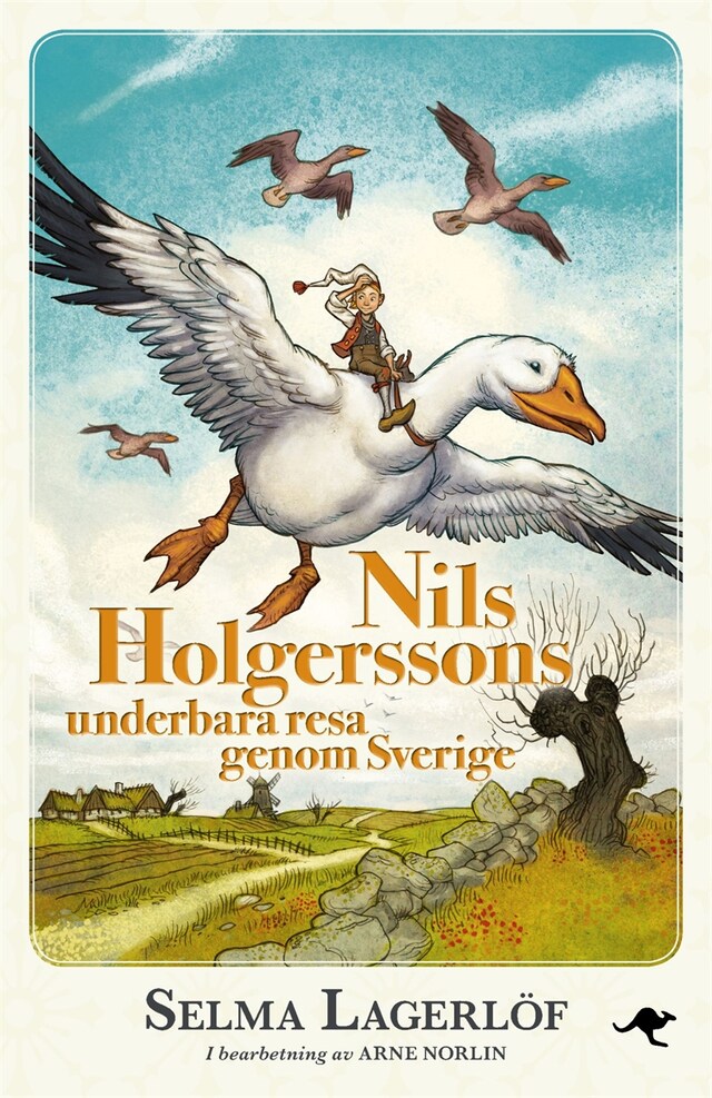 Boekomslag van Nils Holgerssons underbara resa genom Sverige