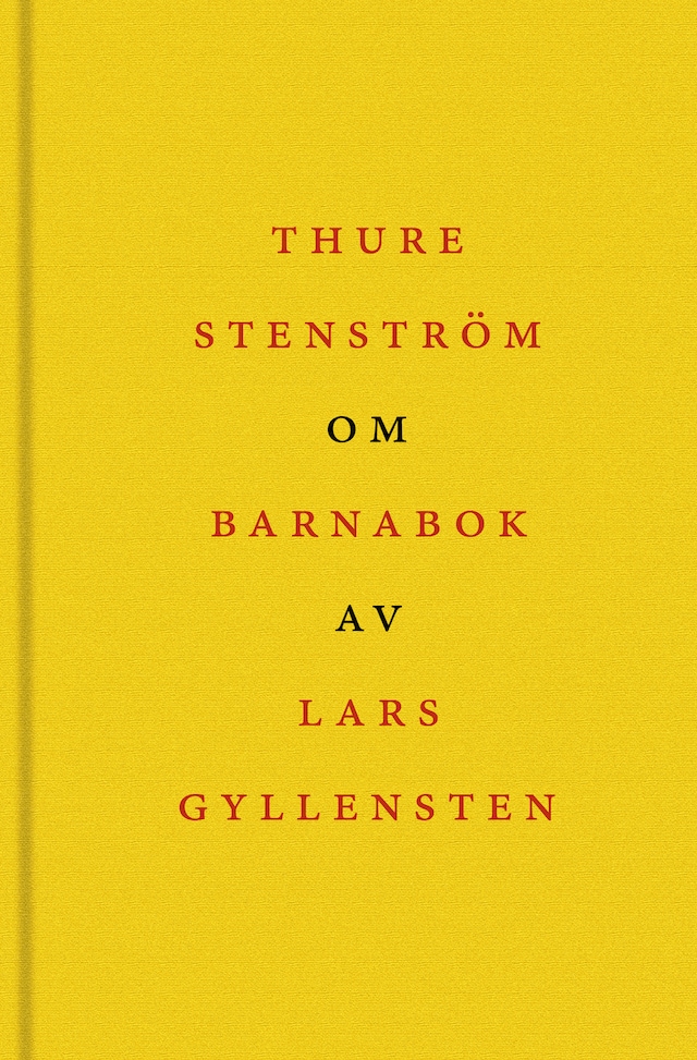 Boekomslag van Om Barnabok av Lars Gyllensten
