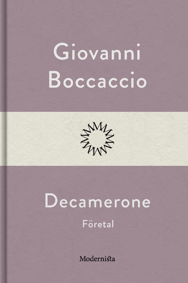 Book cover for Decamerone, företal