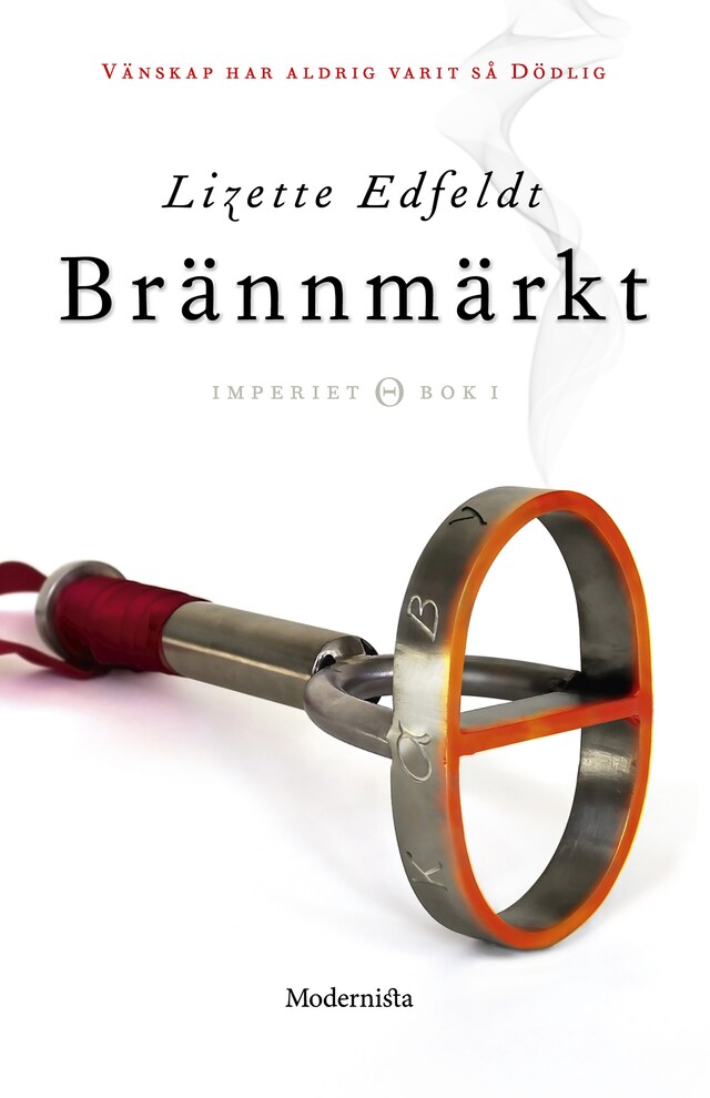 Book cover for Brännmärkt (Första boken i Imperiet-serien)