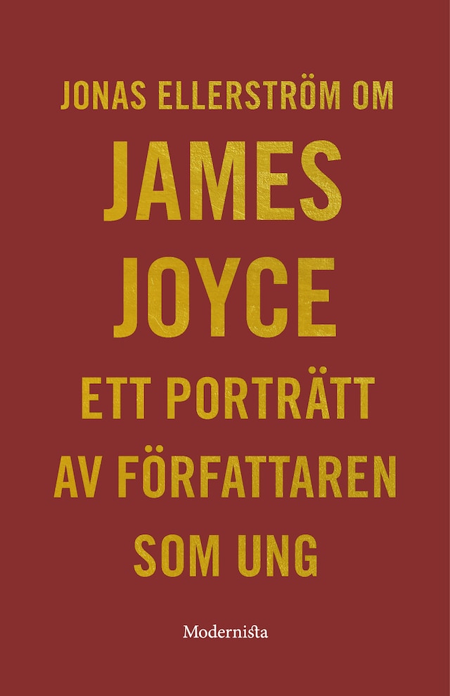 Kirjankansi teokselle Om Ett porträtt av författaren som ung av James Joyce