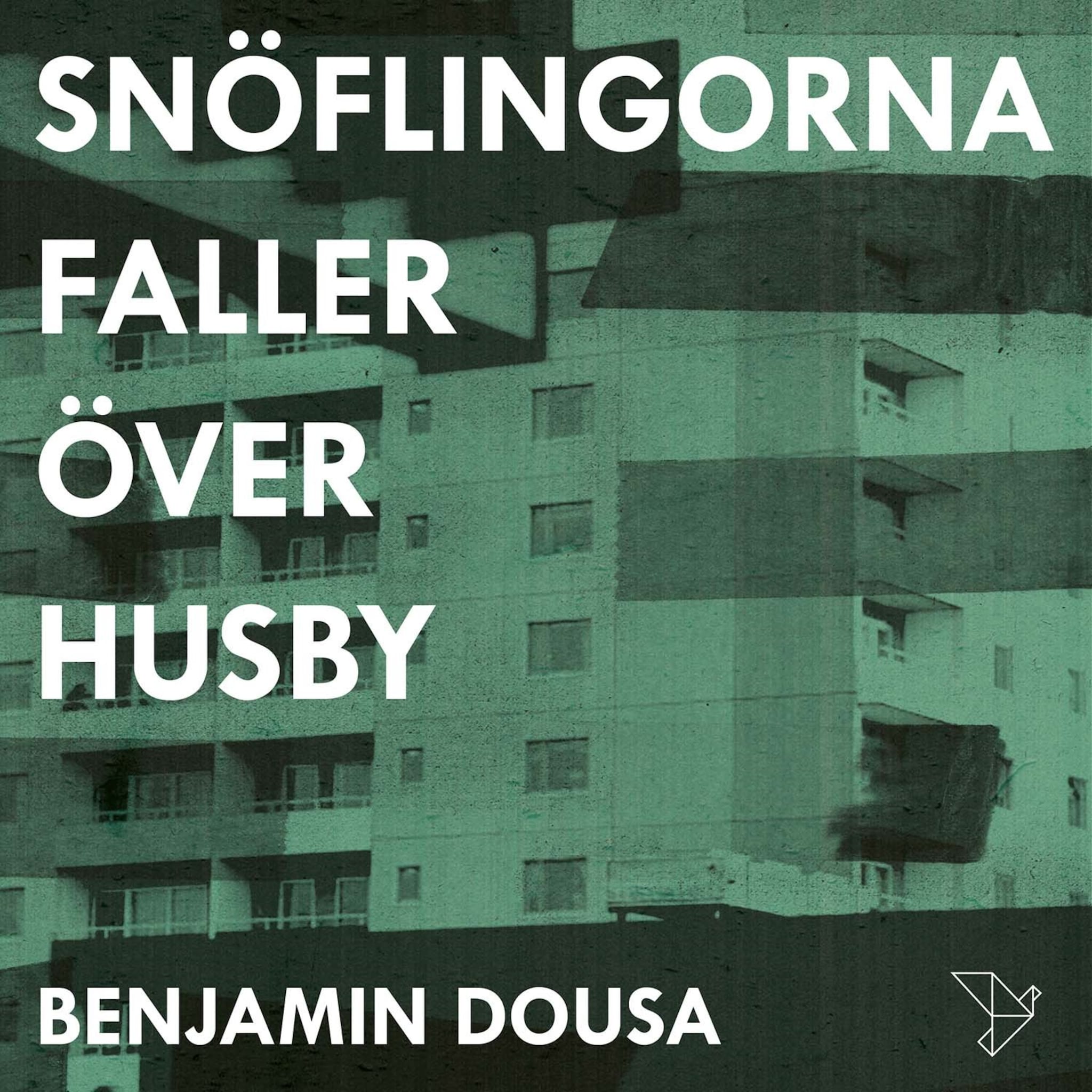 Snöflingorna faller över Husby