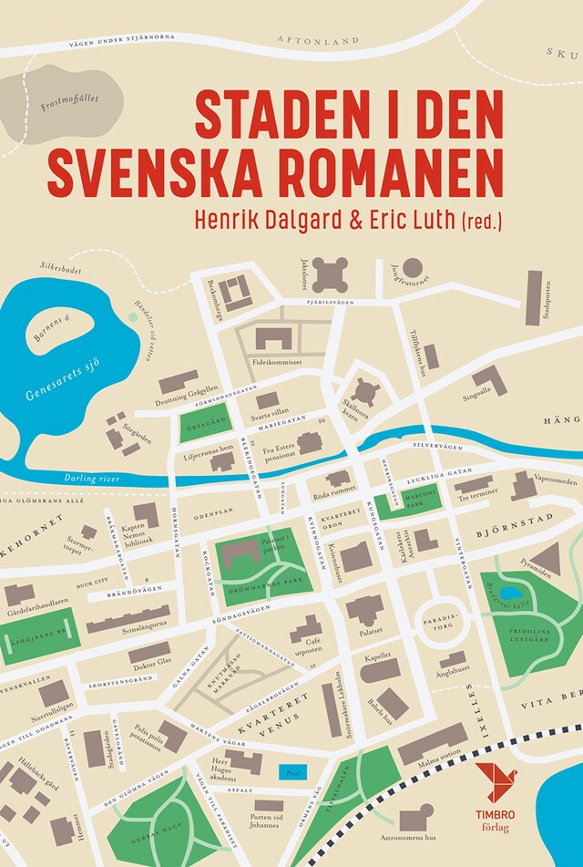 Book cover for Staden i den svenska romanen