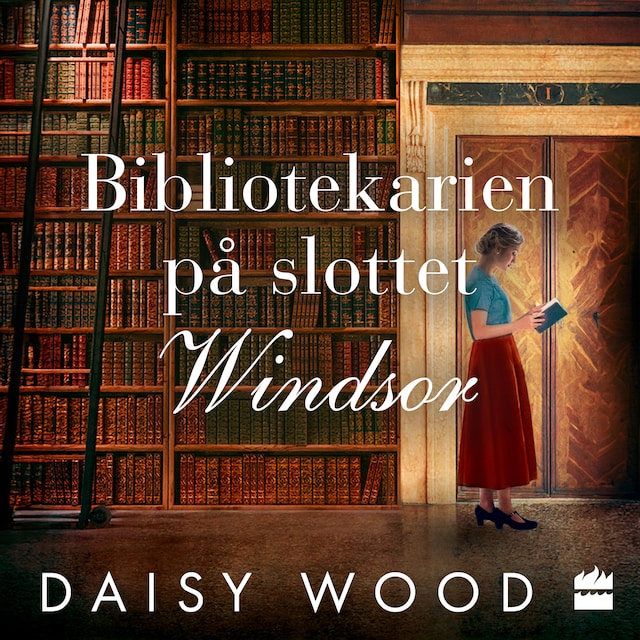 Book cover for Bibliotekarien på slottet Windsor